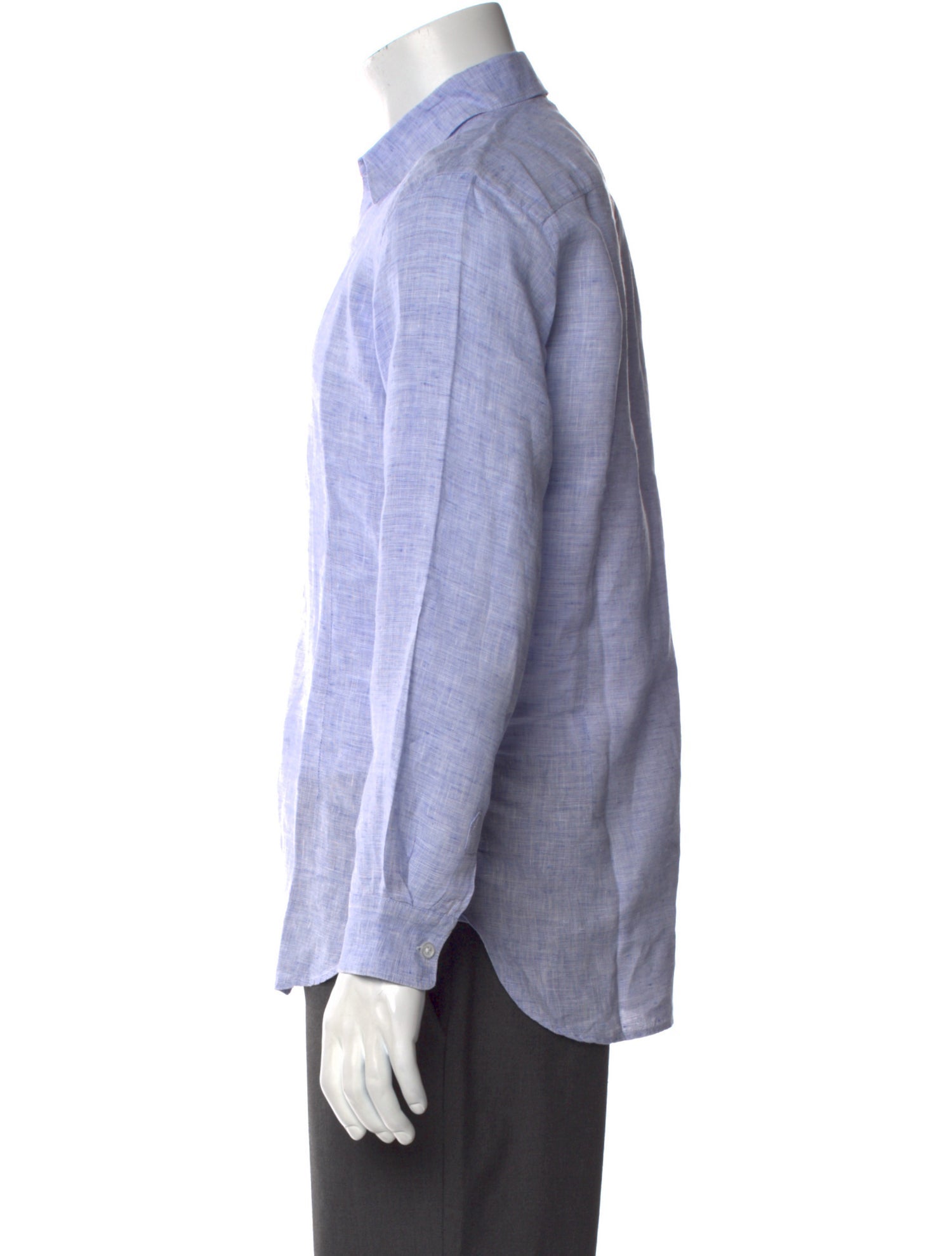 Orlebar Brown Linen Long Sleeve Dress Shirt