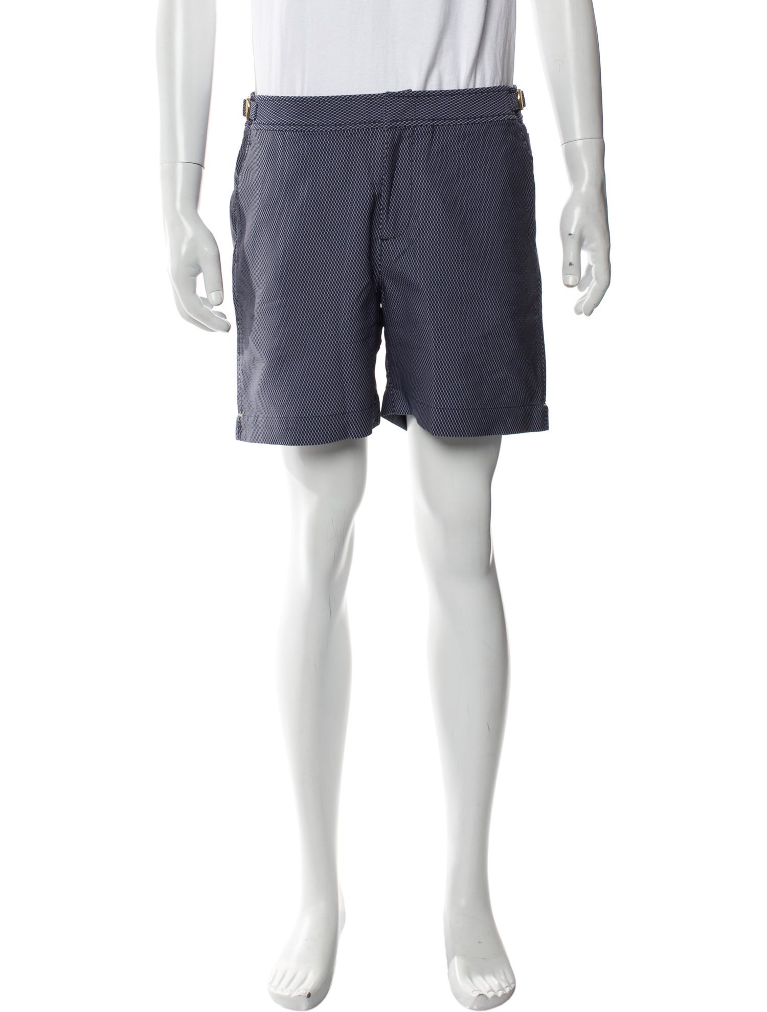 Orlebar Brown Plaid Print Swim Trunks w/ Tags