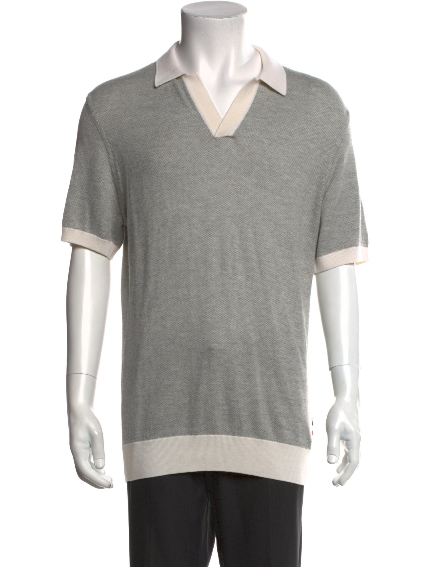 Orlebar Brown Merino Wool Collar Polo Shirt