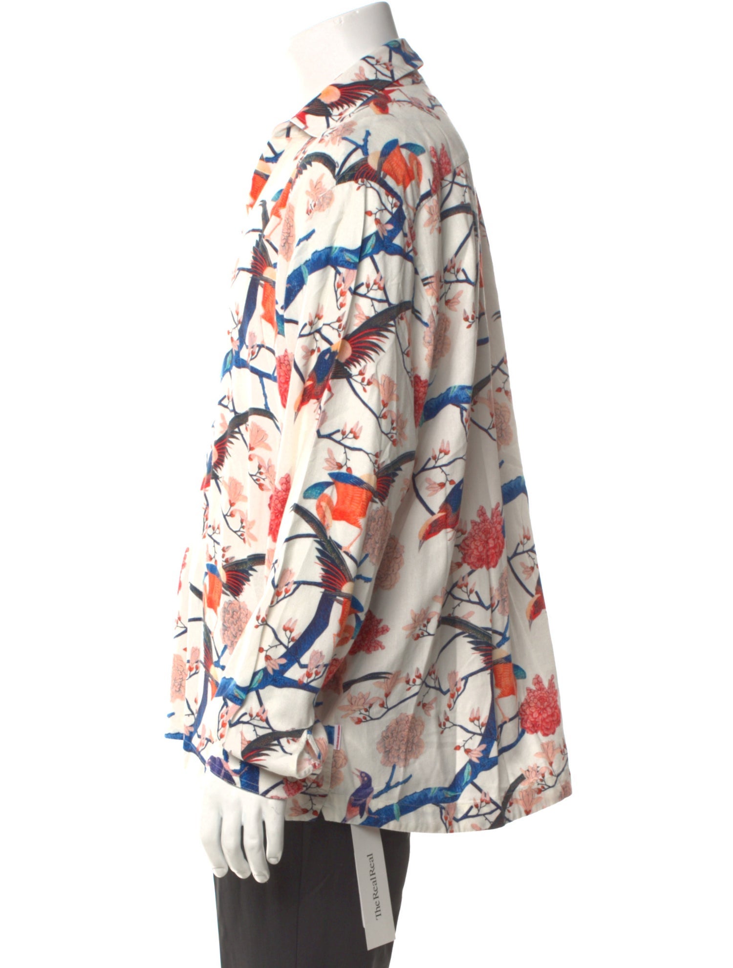 Orlebar Brown Floral Print Long Sleeve Shirt