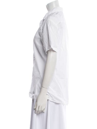 Orlebar Brown Short Sleeve Button-Up Top