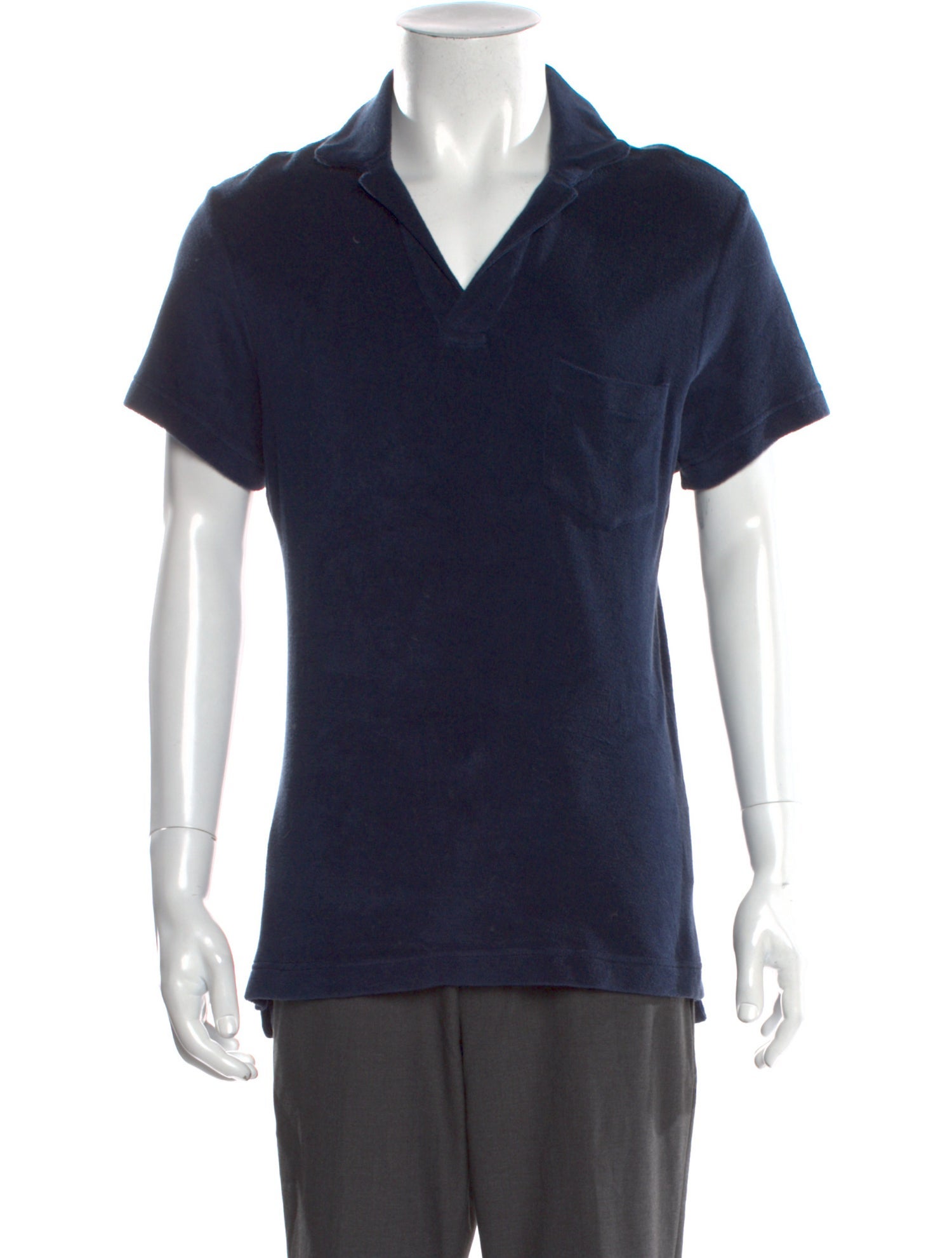 Orlebar Brown V-Neck Short Sleeve Polo Shirt