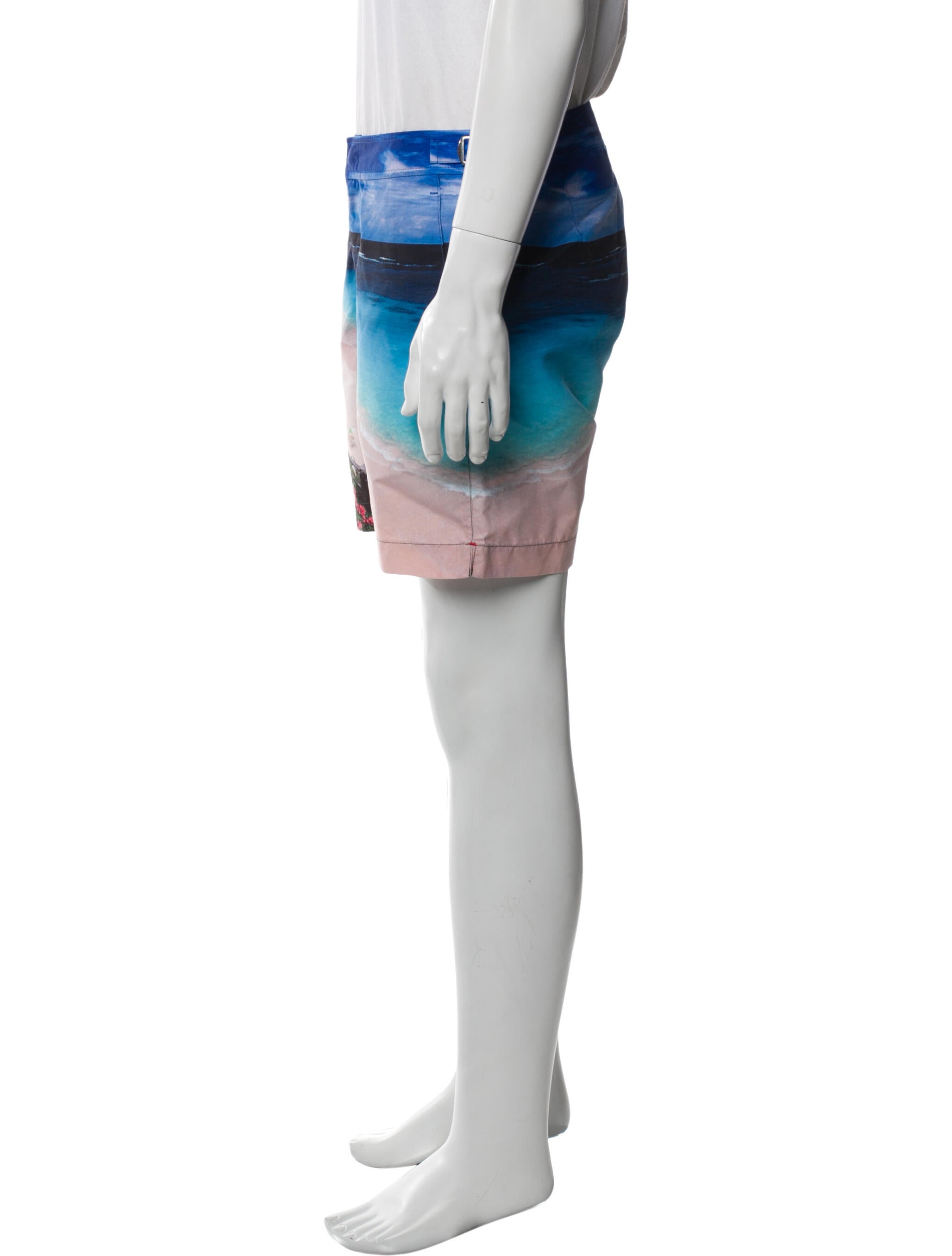 Orlebar Brown Graphic Print Swim Trunks w/ Tags