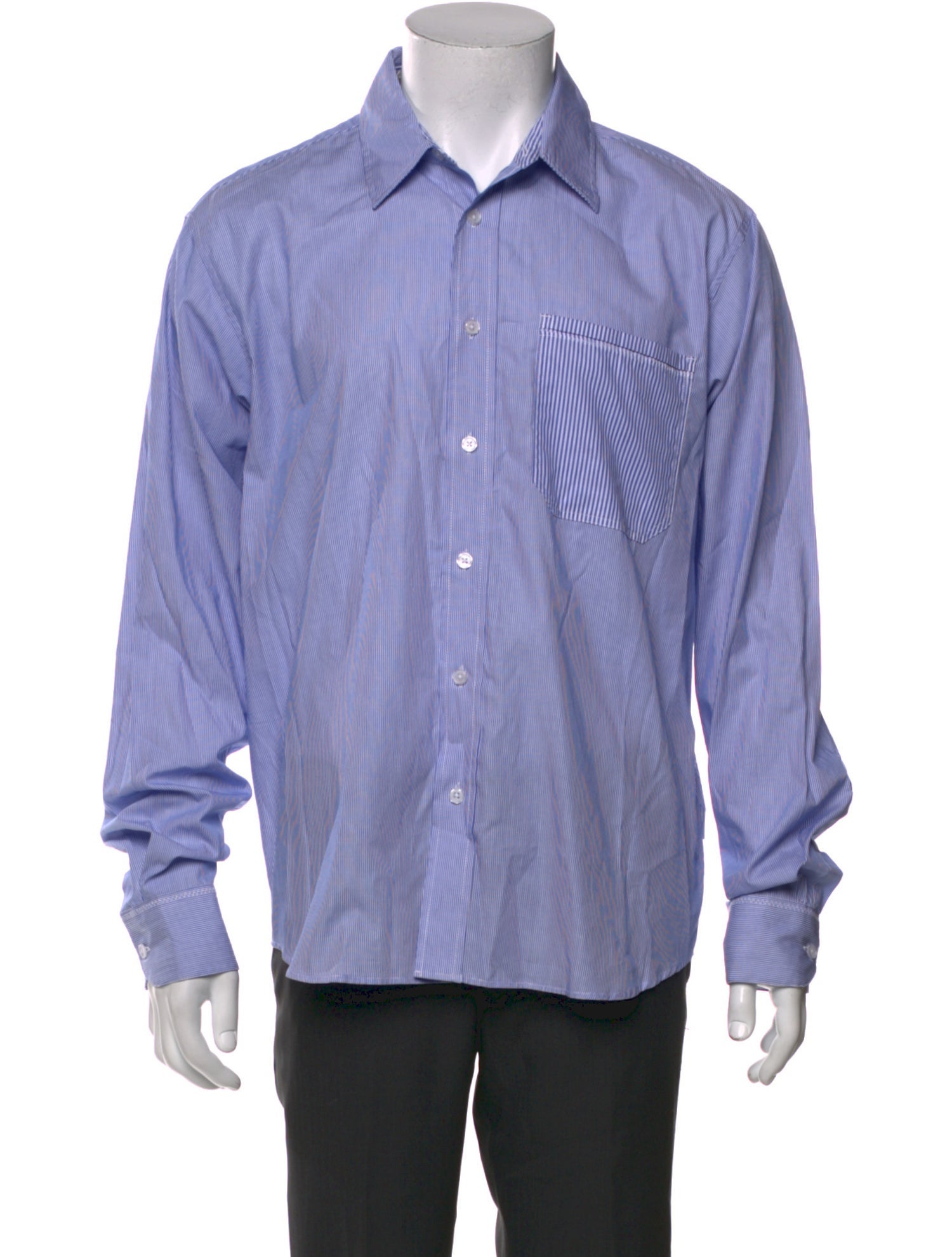 Orlebar Brown Striped Long Sleeve Dress Shirt w/ Tags