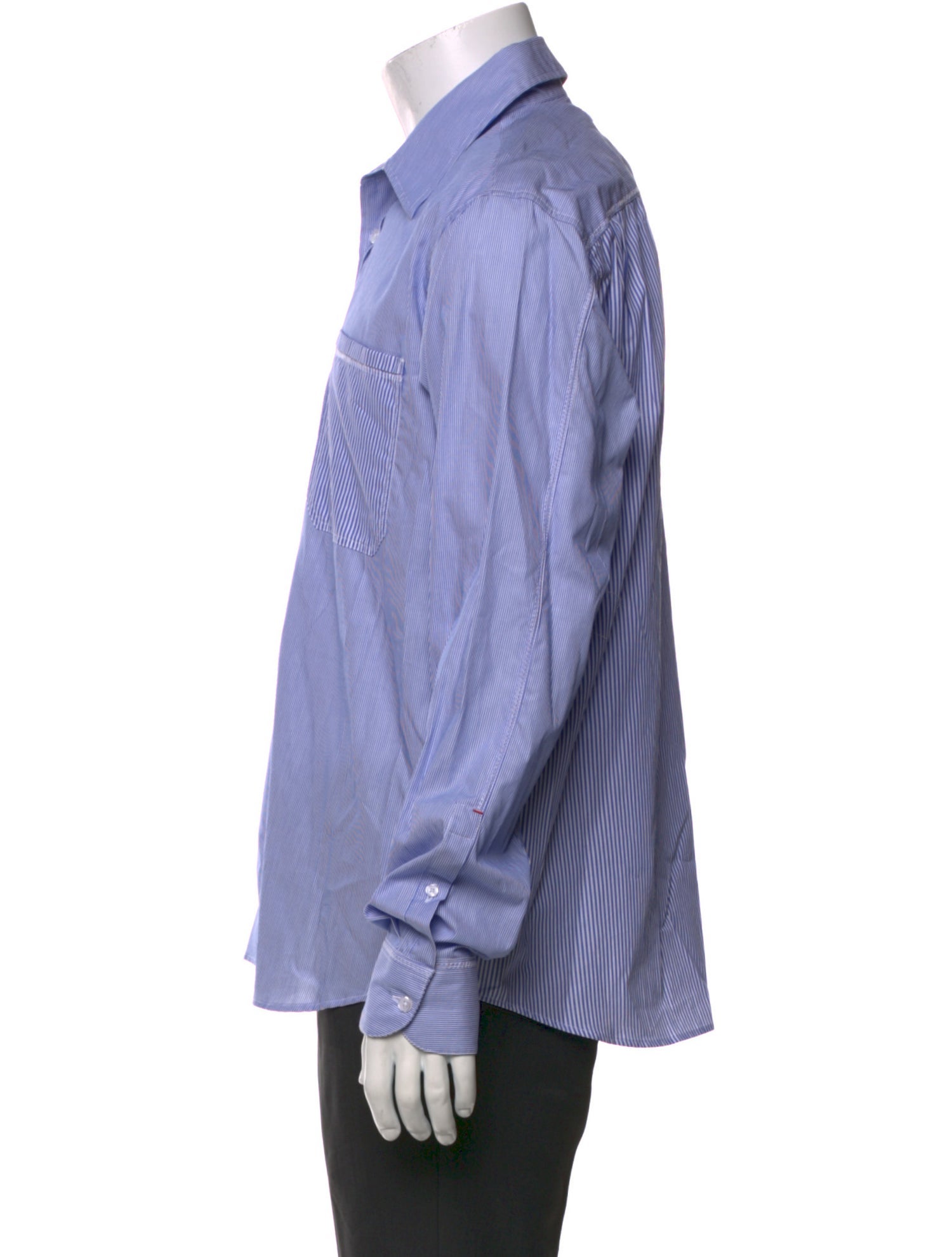 Orlebar Brown Striped Long Sleeve Dress Shirt w/ Tags