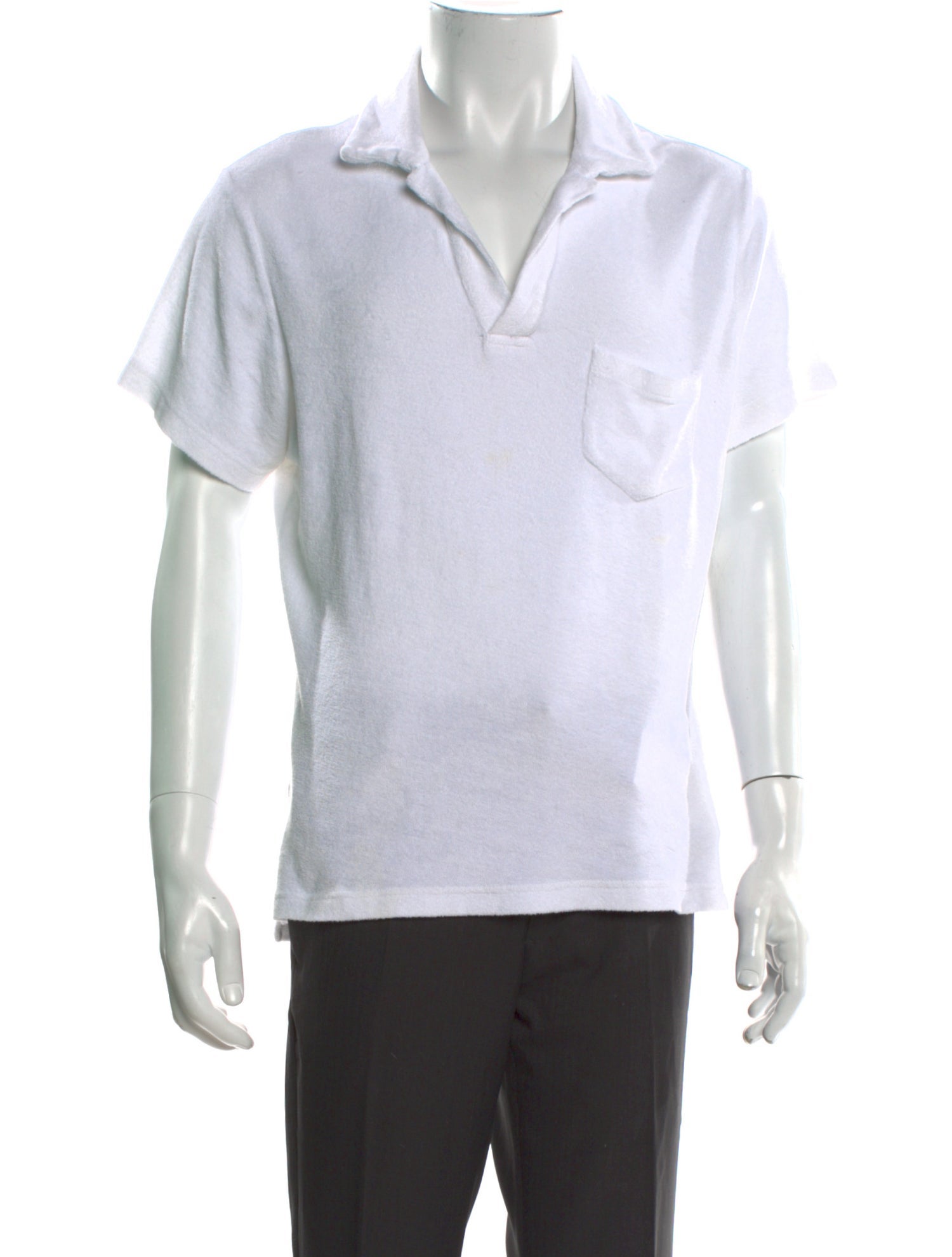 Orlebar Brown V-Neck Short Sleeve Polo Shirt