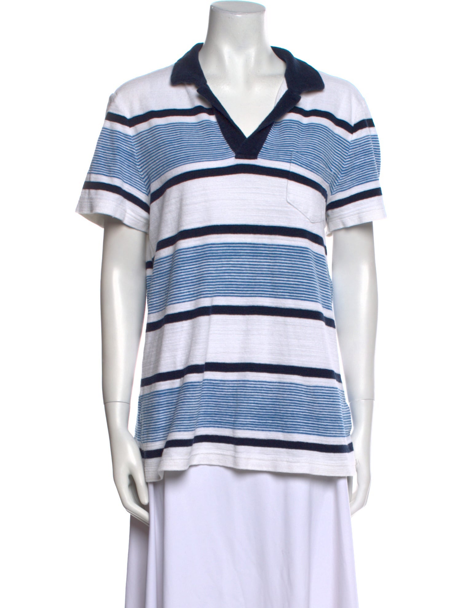 Orlebar Brown Striped Short Sleeve Polo
