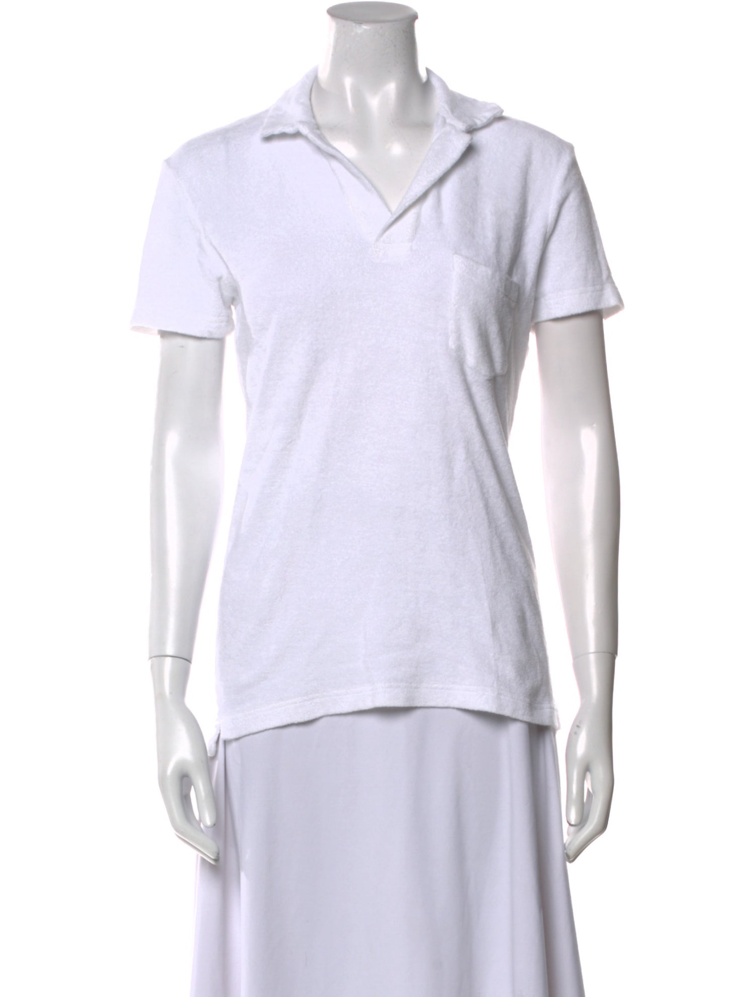 Orlebar Brown V-Neck Short Sleeve Polo