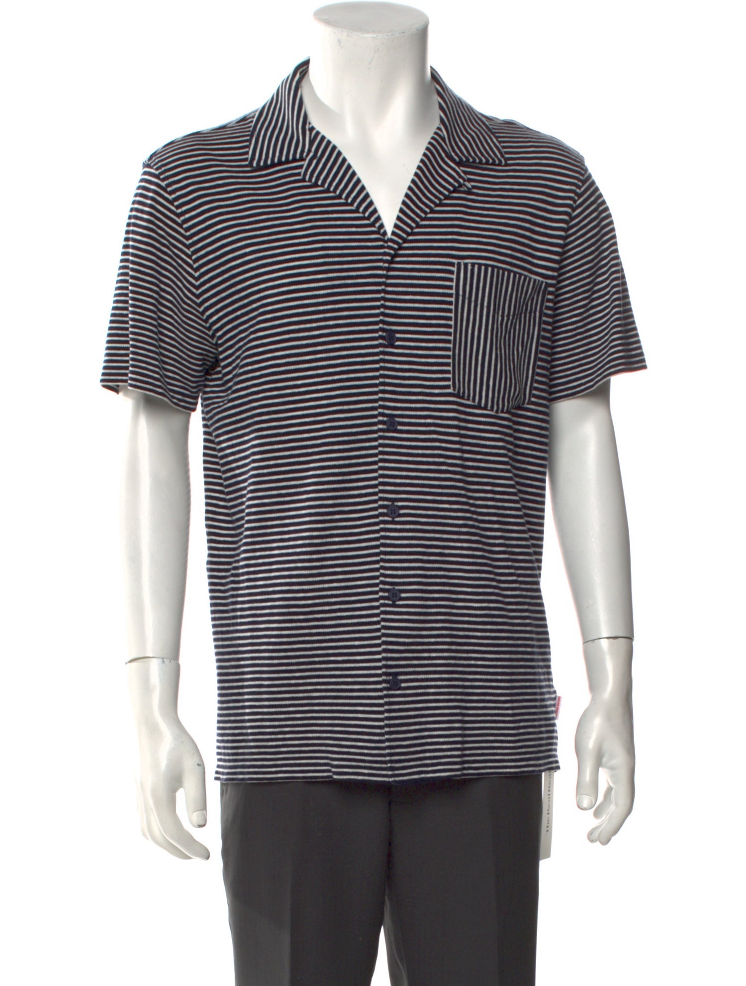 Orlebar Brown Striped Short Sleeve Shirt