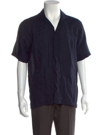 Orlebar Brown Linen Short Sleeve Shirt