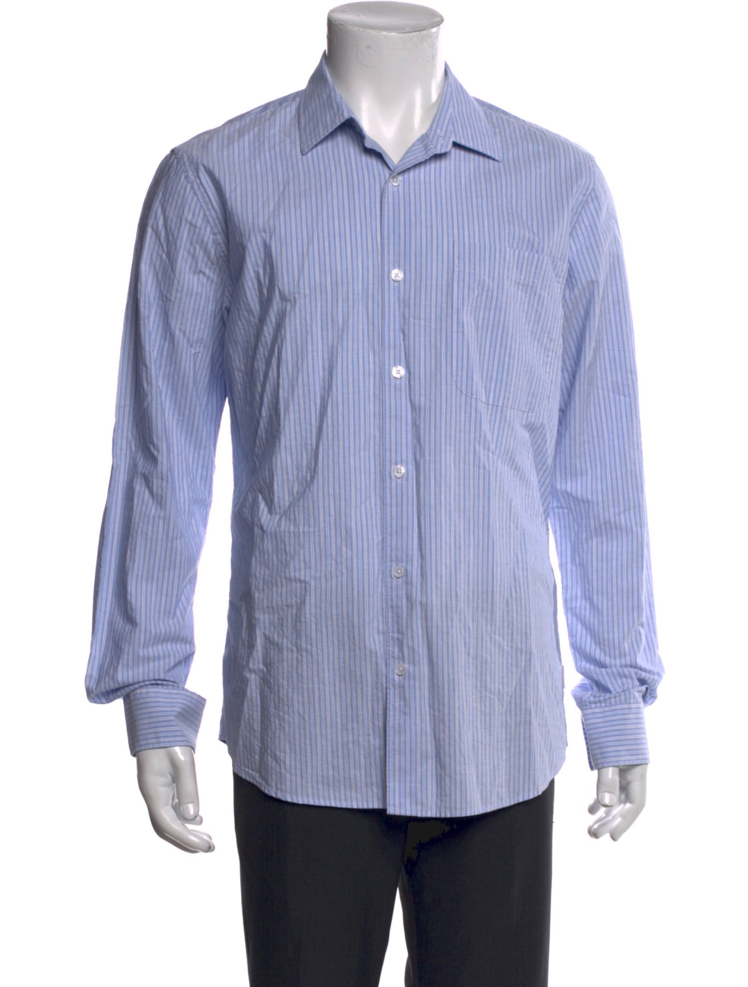 Orlebar Brown Striped Long Sleeve Dress Shirt