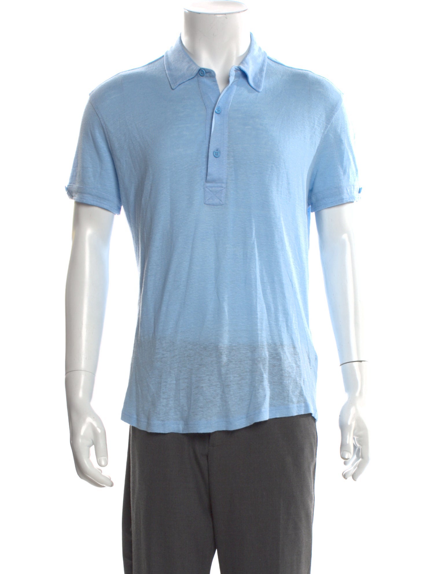 Orlebar Brown Linen Collar Polo Shirt