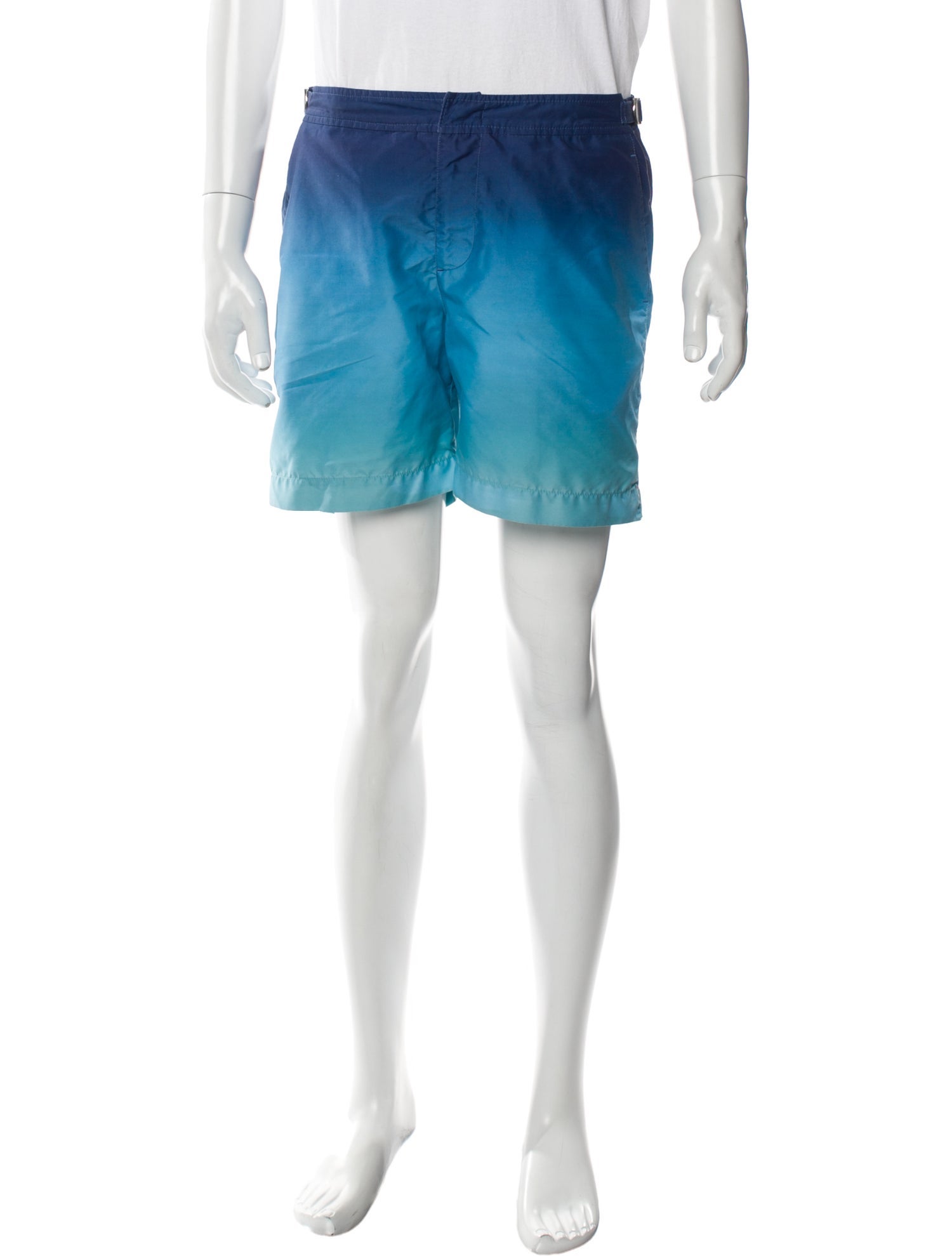 Orlebar Brown Colorblock Pattern Swim Trunks