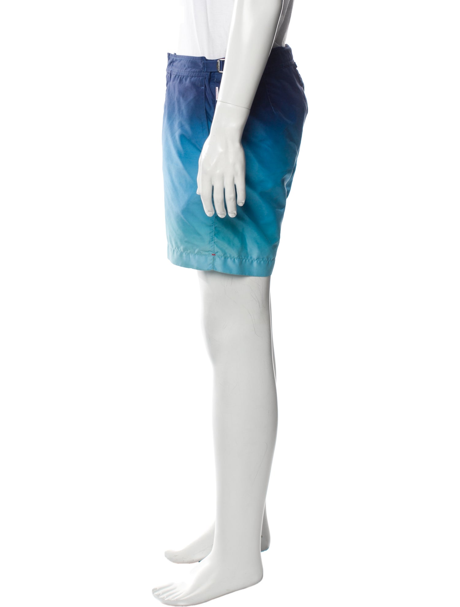 Orlebar Brown Colorblock Pattern Swim Trunks