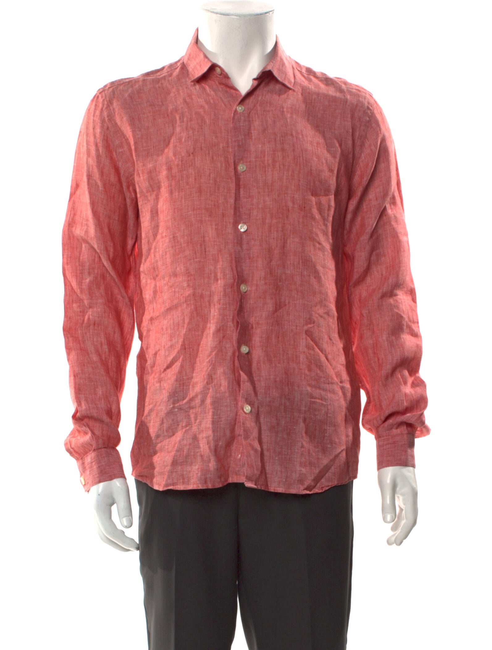 Orlebar Brown Linen Long Sleeve Shirt