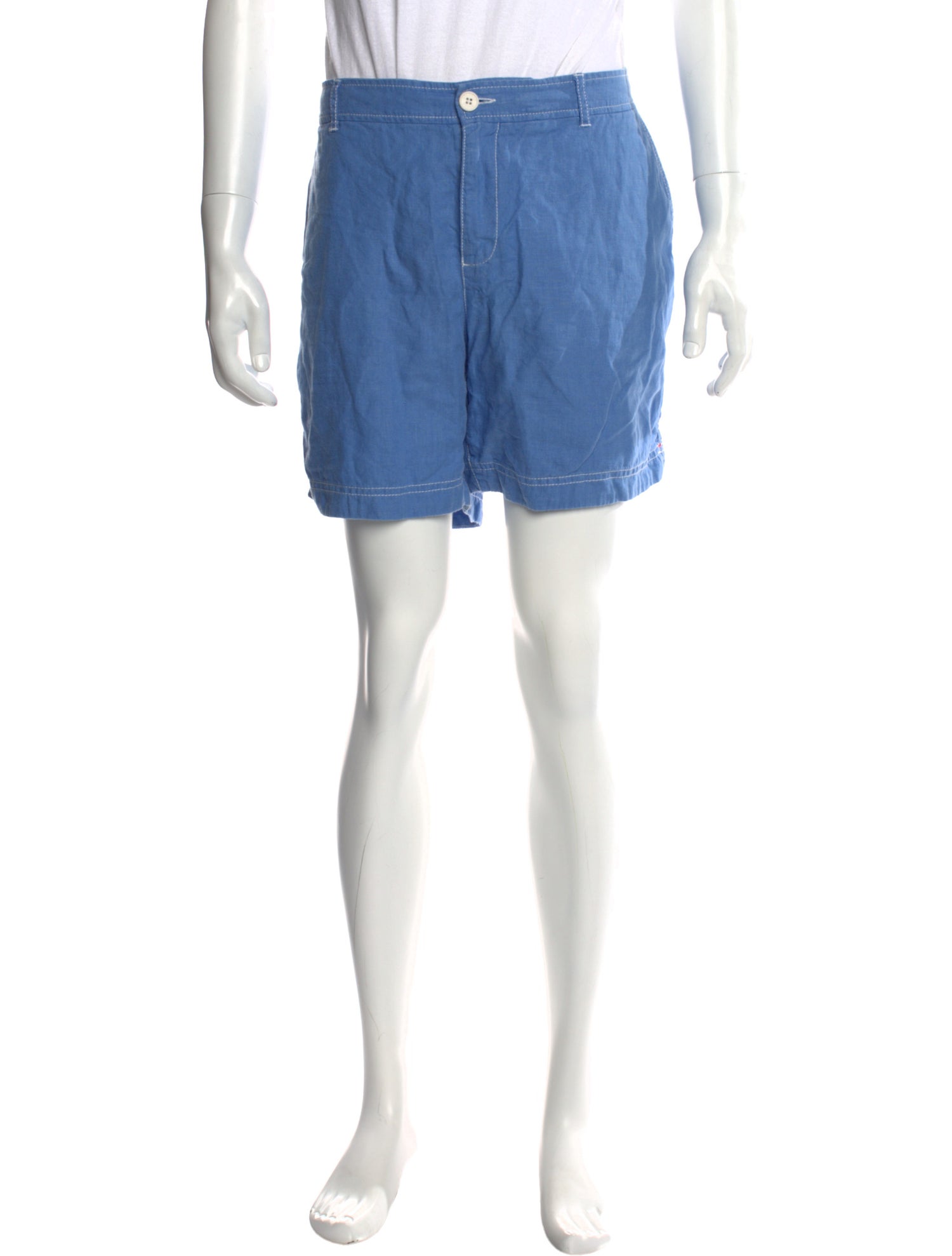 Orlebar Brown Linen Flat Front Shorts