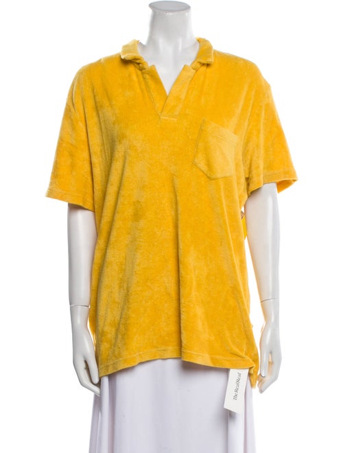 Orlebar Brown V-Neck Short Sleeve Polo