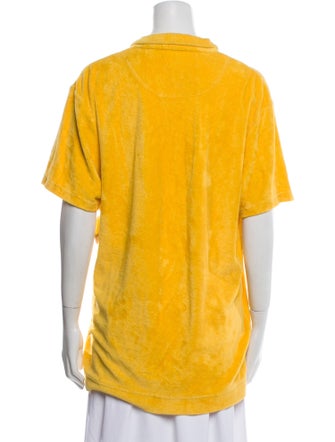 Orlebar Brown V-Neck Short Sleeve Polo