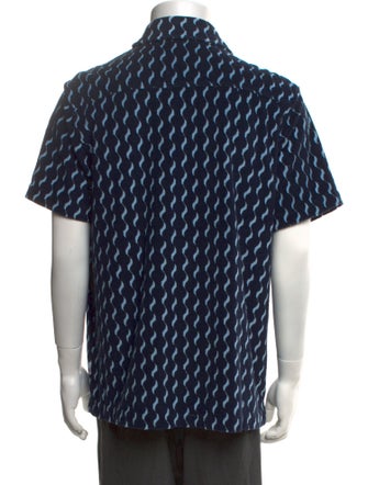 Orlebar Brown Printed Collar Cardigan