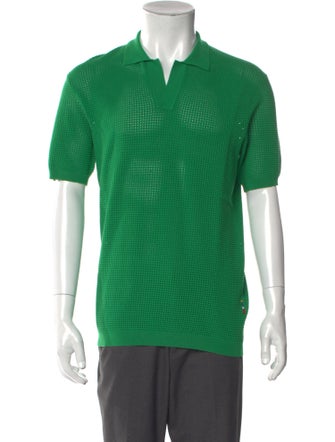 Orlebar Brown V-Neck Short Sleeve Polo Shirt