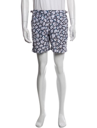 Orlebar Brown Polka Dot Print Swim Trunks
