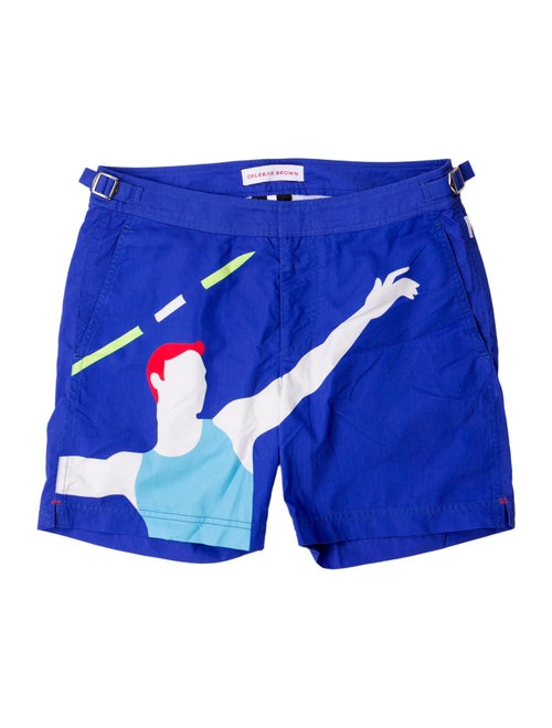 Orlebar Brown Graphic Print Swim Trunks