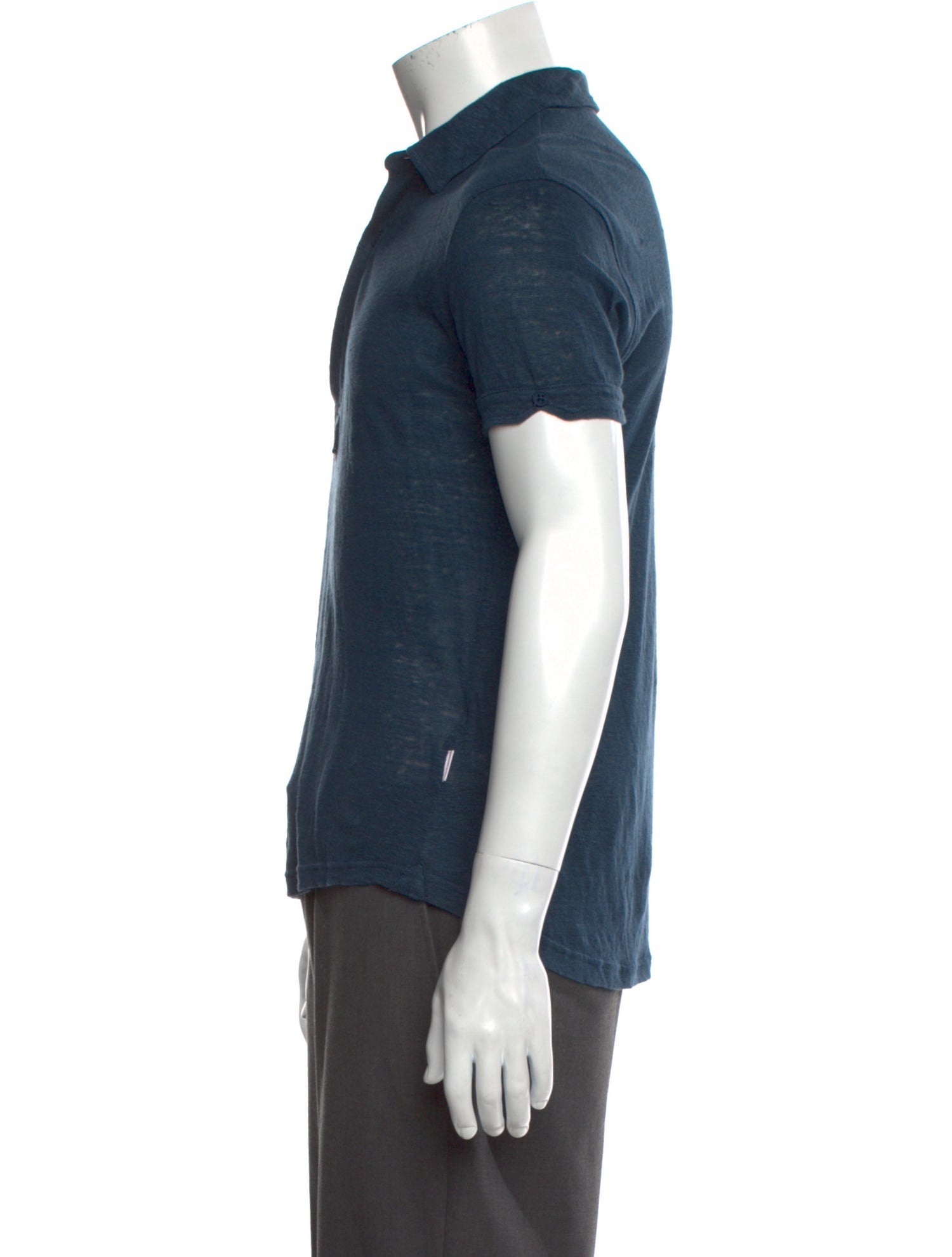 Orlebar Brown Linen Collar Polo Shirt