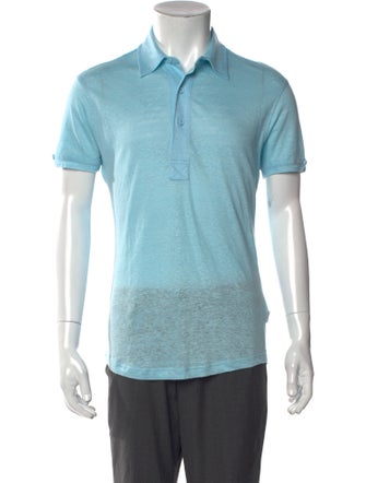 Orlebar Brown Linen Collar Polo Shirt