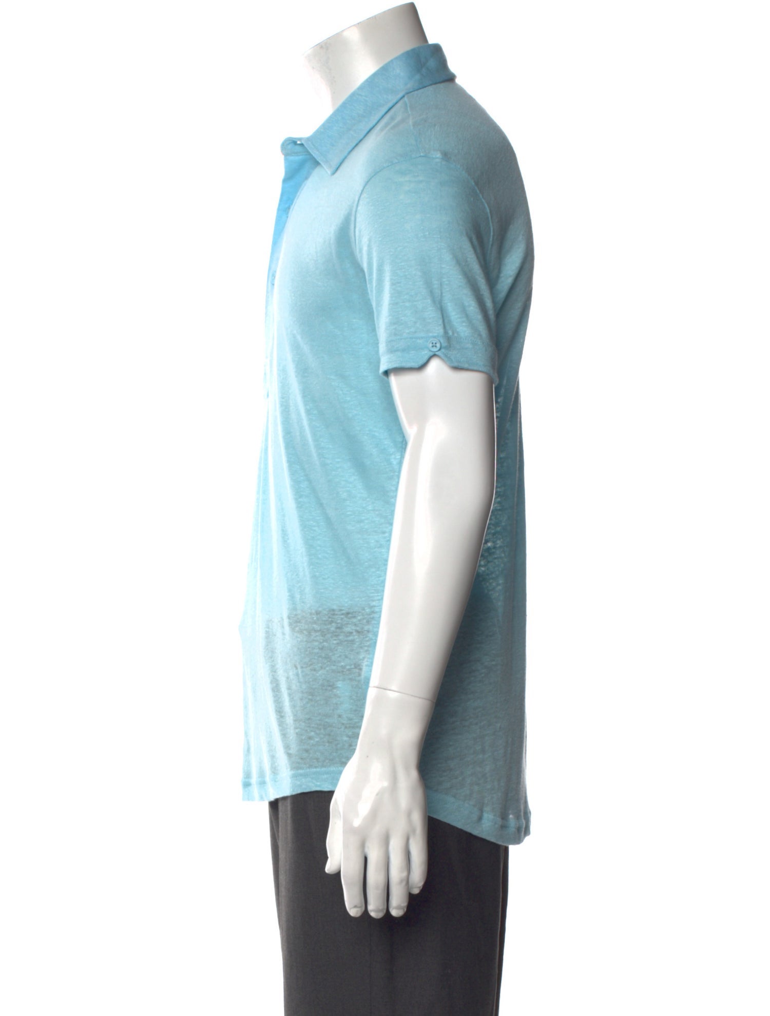 Orlebar Brown Linen Collar Polo Shirt