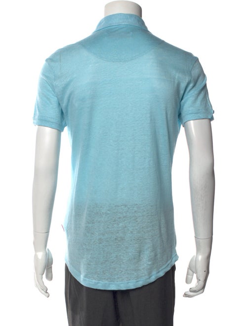 Orlebar Brown Linen Collar Polo Shirt