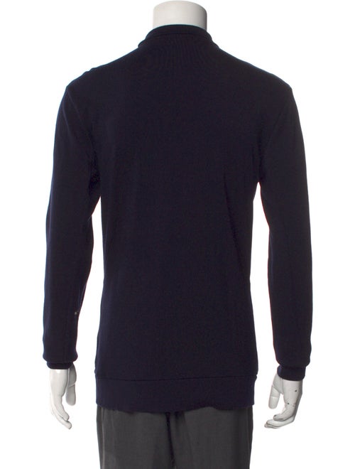 Orlebar Brown Merino Wool Mock Neck Polo Sweater