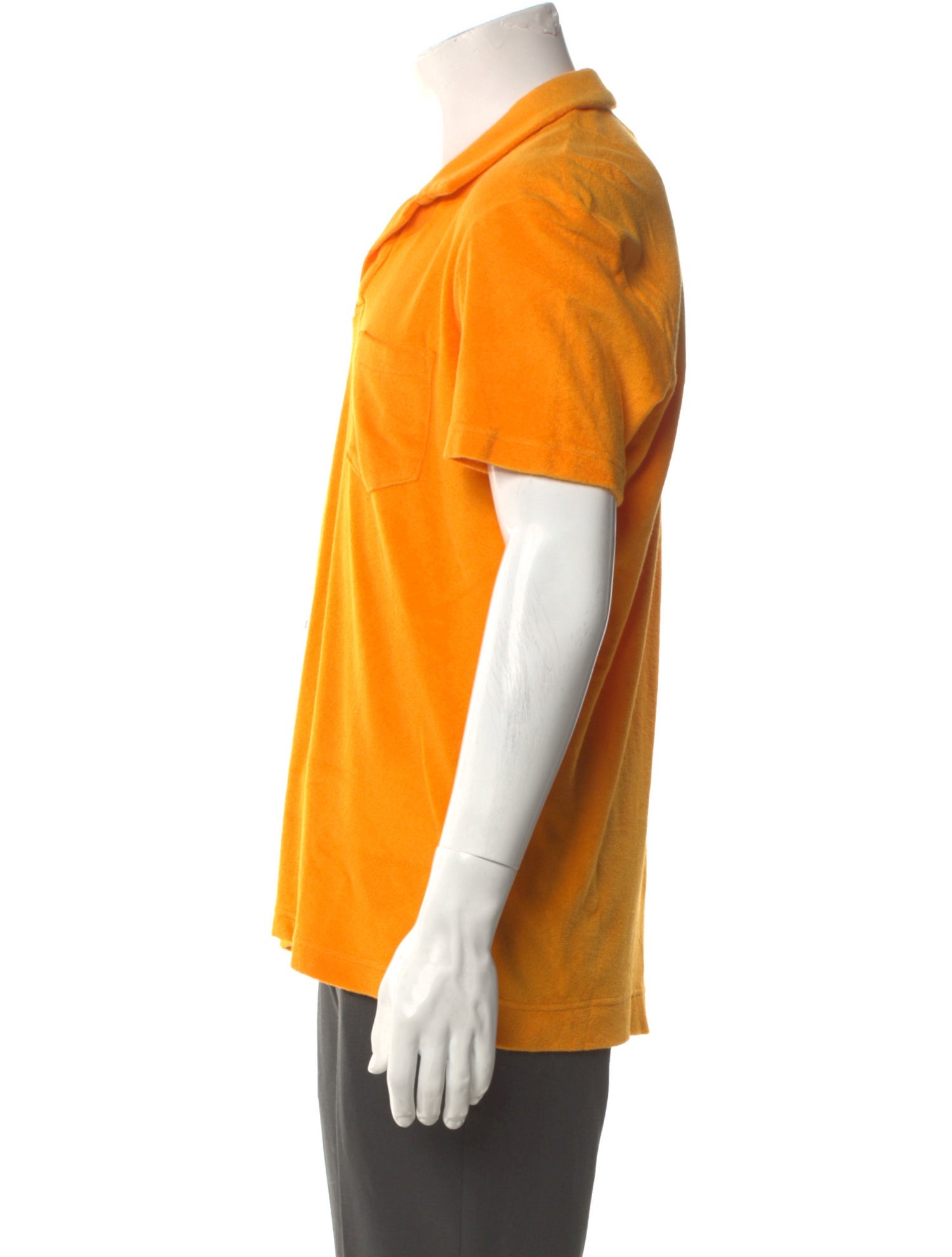 Orlebar Brown Colorblock Pattern Crew Neck Polo Shirt