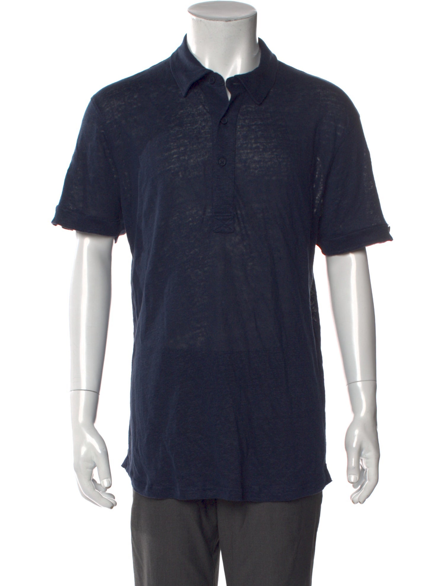 Orlebar Brown Linen Collar Polo Shirt