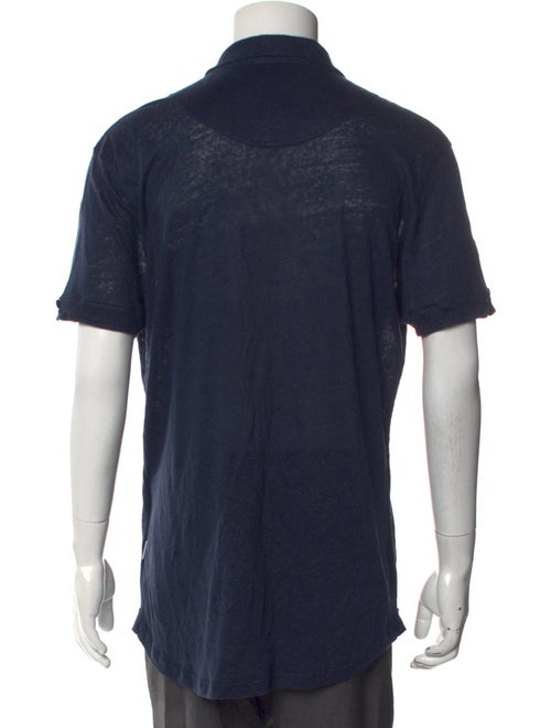 Orlebar Brown Linen Collar Polo Shirt