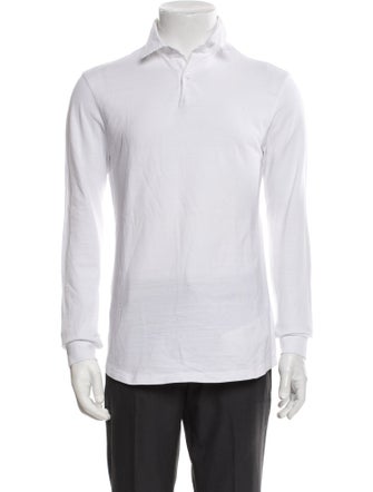 Orlebar Brown Crew Neck Long Sleeve Polo Shirt