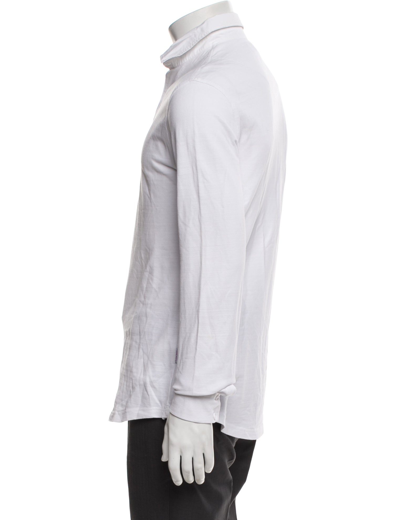 Orlebar Brown Crew Neck Long Sleeve Polo Shirt