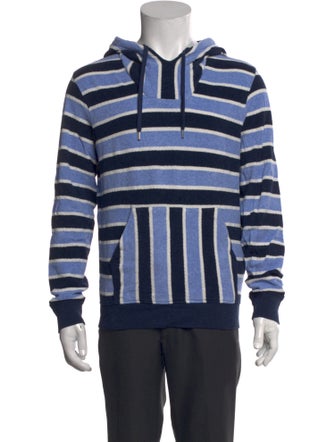 Orlebar Brown Striped Crew Neck Hoodie