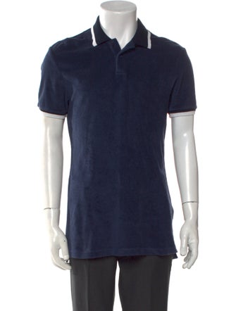 Orlebar Brown V-Neck Short Sleeve Polo Shirt