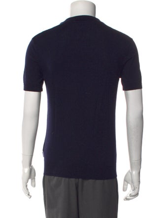 Orlebar Brown Merino Wool Striped Polo Shirt