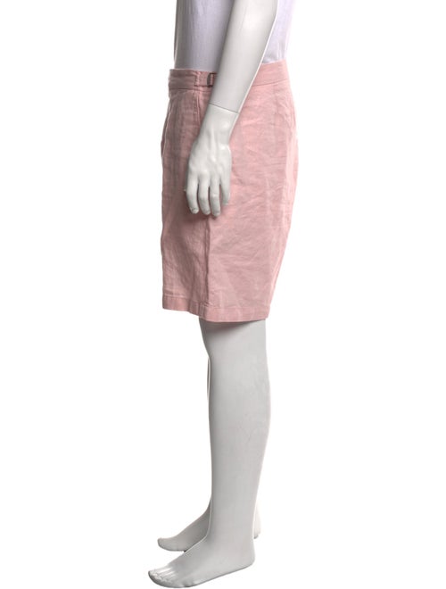 Orlebar Brown Linen Flat Front Shorts