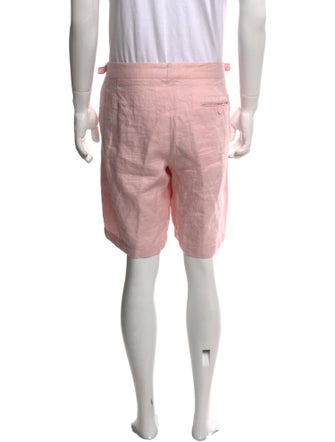 Orlebar Brown Linen Flat Front Shorts