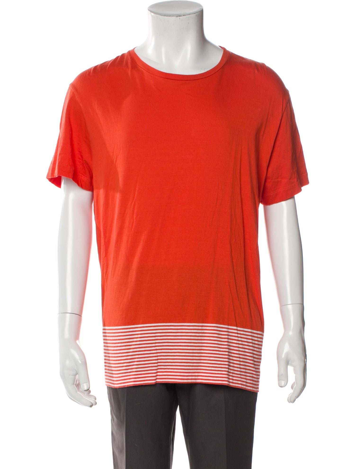 Orlebar Brown Colorblock Pattern Crew Neck T-Shirt