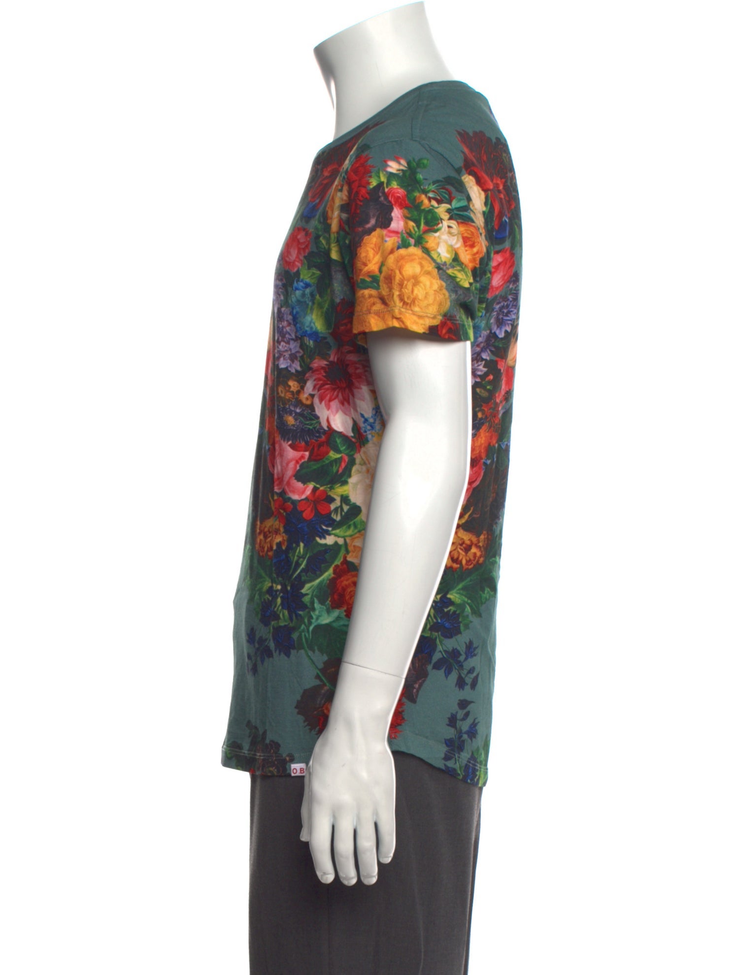 Orlebar Brown Floral Print Crew Neck T-Shirt