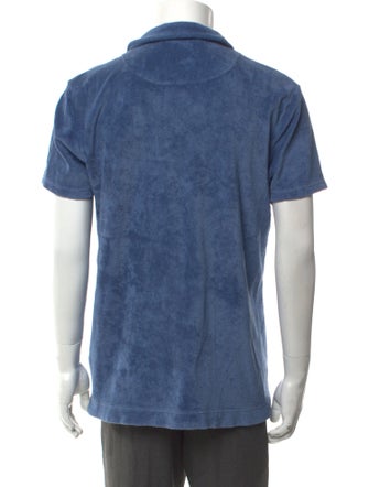 Orlebar Brown V-Neck Short Sleeve Polo Shirt