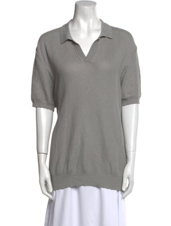 Orlebar Brown V-Neck Short Sleeve Polo