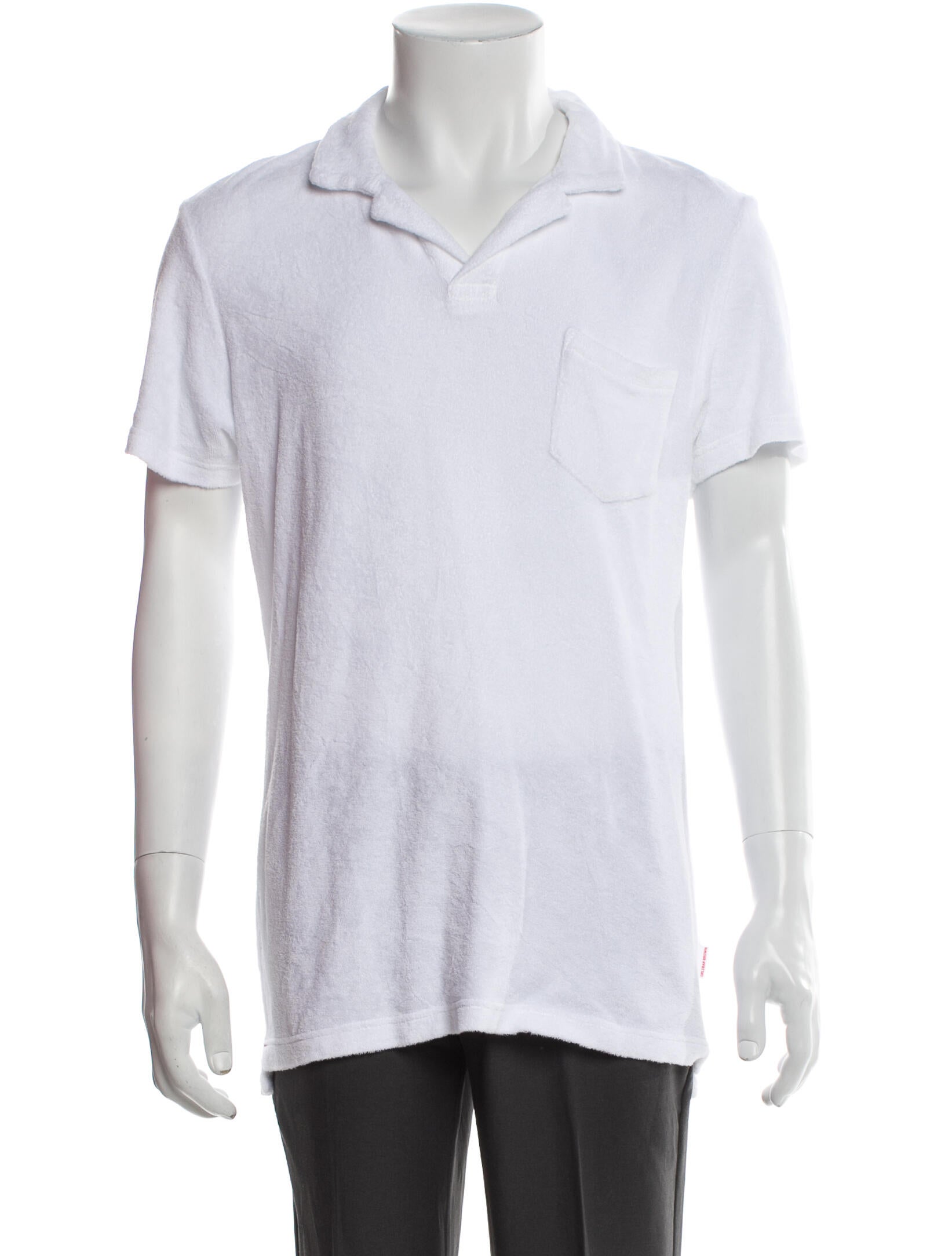 Orlebar Brown V-Neck Short Sleeve Polo Shirt