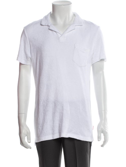 Orlebar Brown V-Neck Short Sleeve Polo Shirt