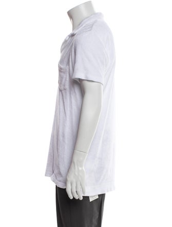 Orlebar Brown V-Neck Short Sleeve Polo Shirt