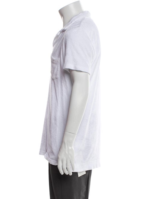 Orlebar Brown V-Neck Short Sleeve Polo Shirt