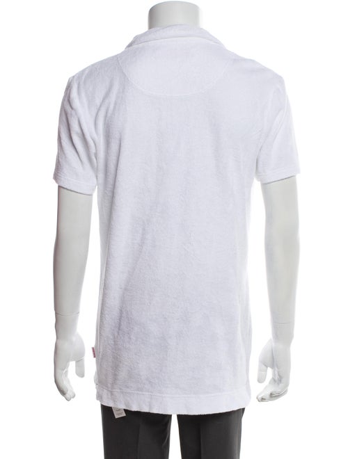 Orlebar Brown V-Neck Short Sleeve Polo Shirt